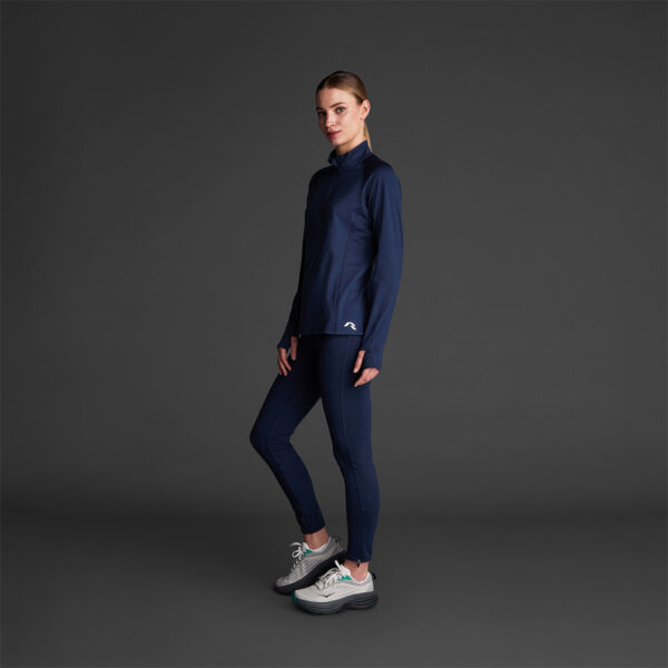 Bluza antrenament dama Musai Sajo, Bleumarin - imagine 2