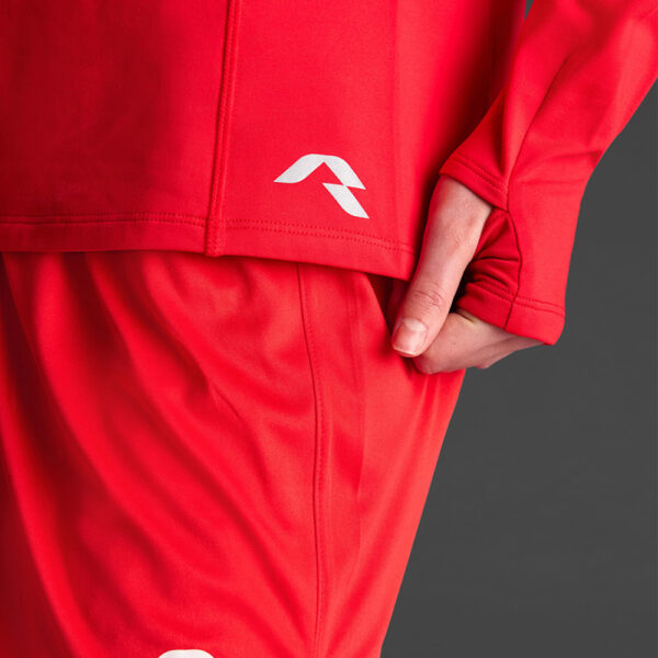 Bluza antrenament dama Musai Sajo, Rosu - imagine 5