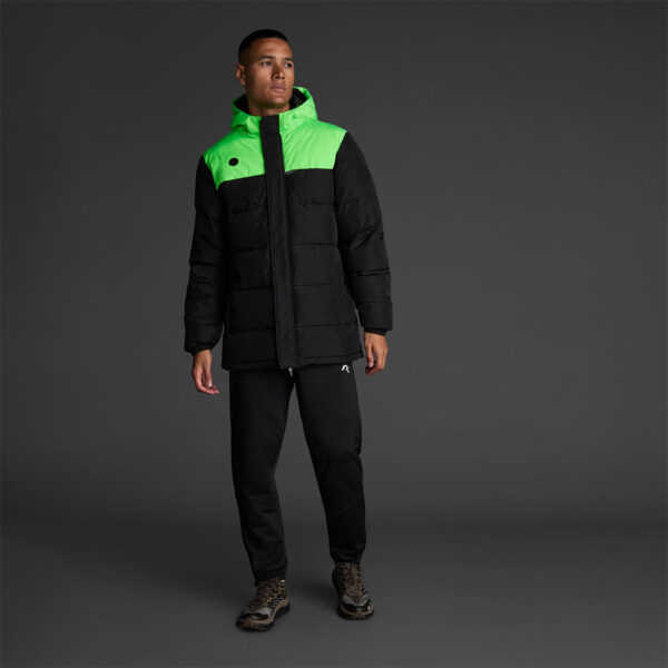 Geaca Musai Kanzu, Negru / Verde Fluo - imagine 1