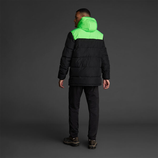 Geaca Musai Kanzu, Negru / Verde Fluo - imagine 3