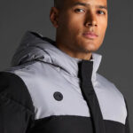 Geaca Musai Kanzu, Negru / Gri deschis - imagine 4