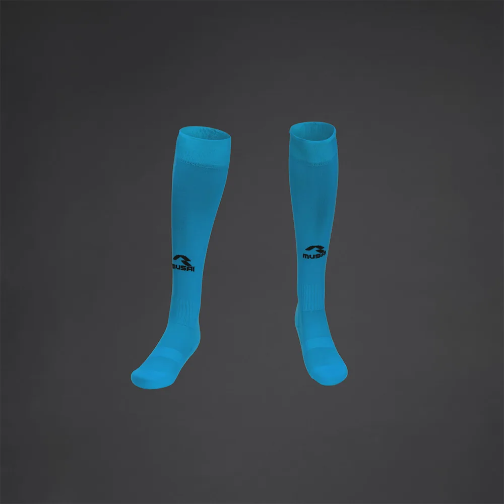 Jambiere Musai Soksi, Turcoaz Fluo - imagine 1