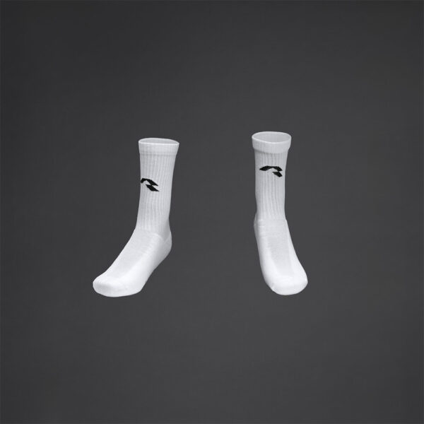 Set 3 sosete sport Musai Fupi, Alb - imagine 1