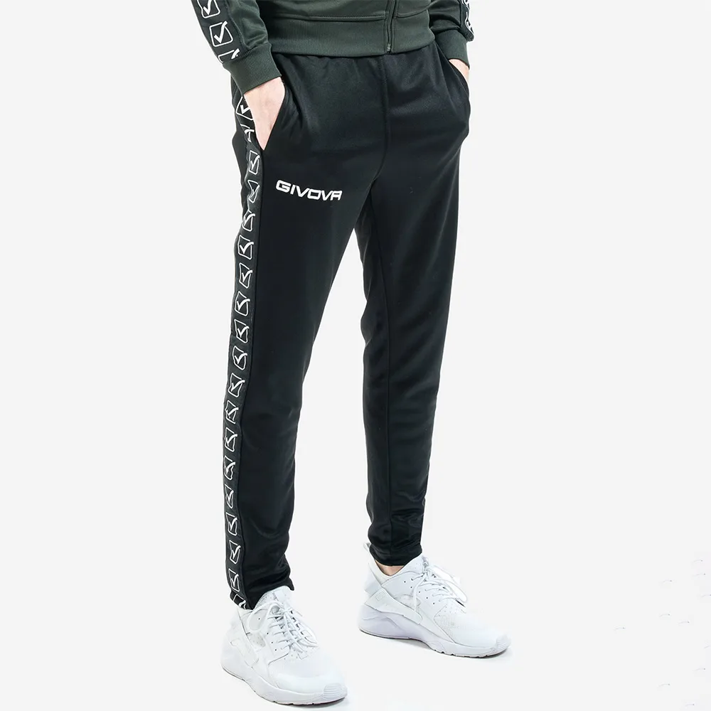 Pantaloni lungi Givova College Band, Negru - imagine 1