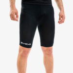 Pantaloni scurti elastici Givova Skin, Negru