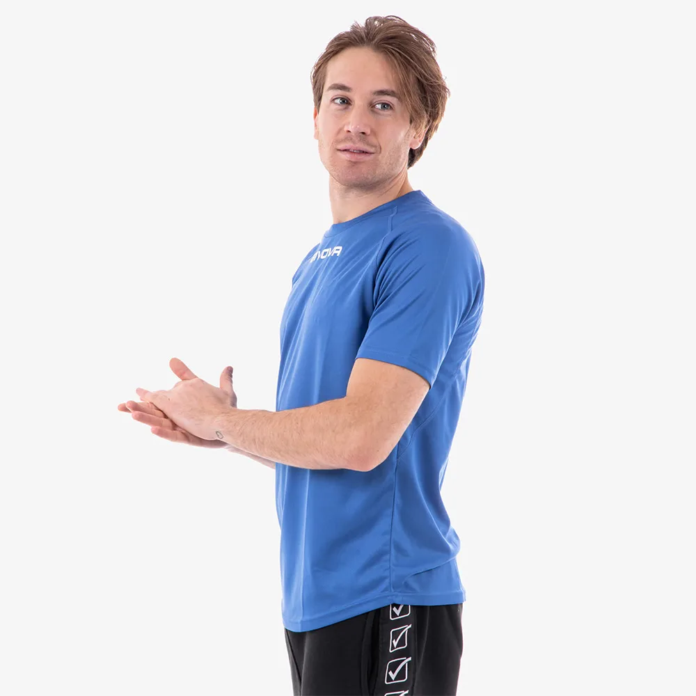 Tricou sport Givova One, Albastru Royal - imagine 1