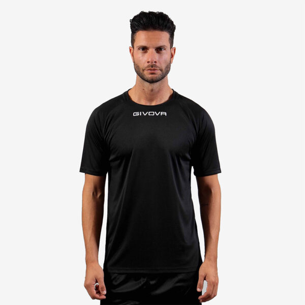 1-181 Tricou sport Givova Capo, Negru - imagine 1