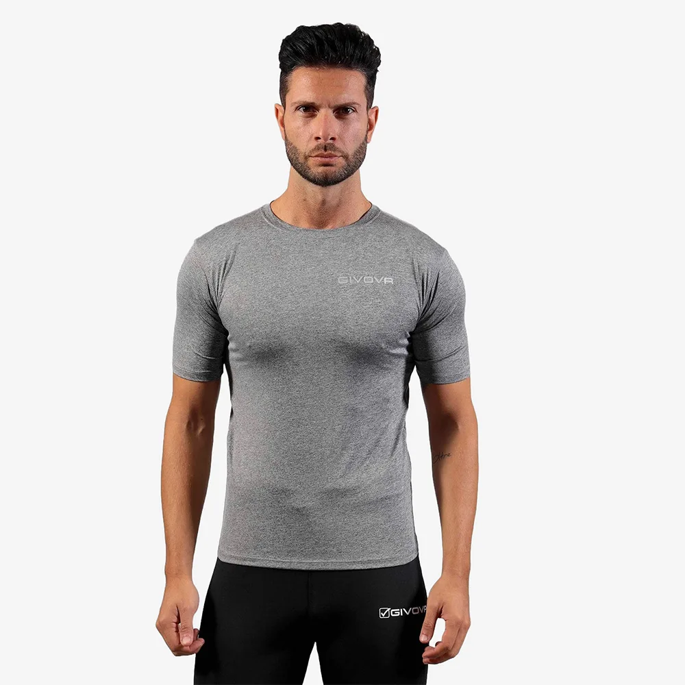 Tricou elastic Givova Corpus 2, Gri inchis - imagine 1