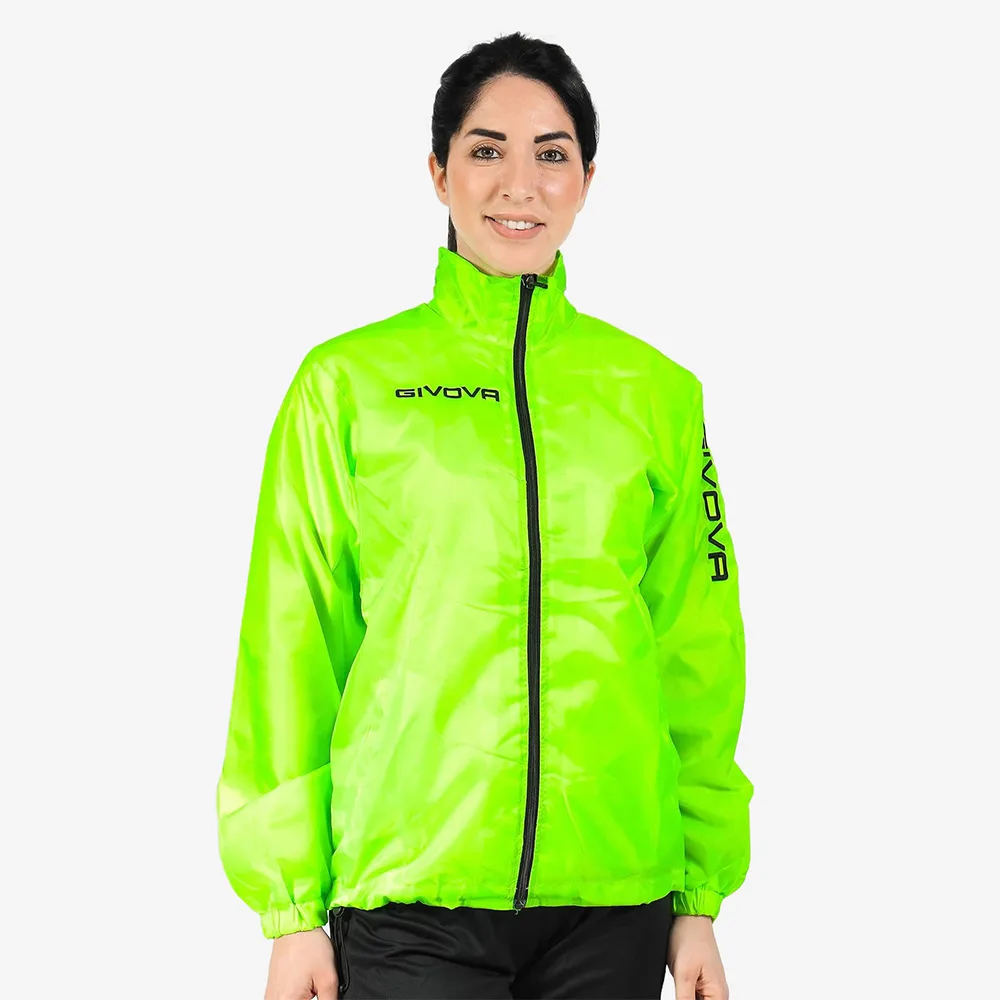 Geaca ploaie Givova Wind, Galben Fluo - imagine 1