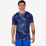 Tricou sport Givova Grafite, Bleumarin / Alb