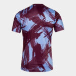 Tricou Joma Pro Team, Visiniu / Albastru Sky - imagine 3