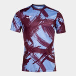 Tricou Joma Pro Team, Visiniu / Albastru Sky - imagine 2