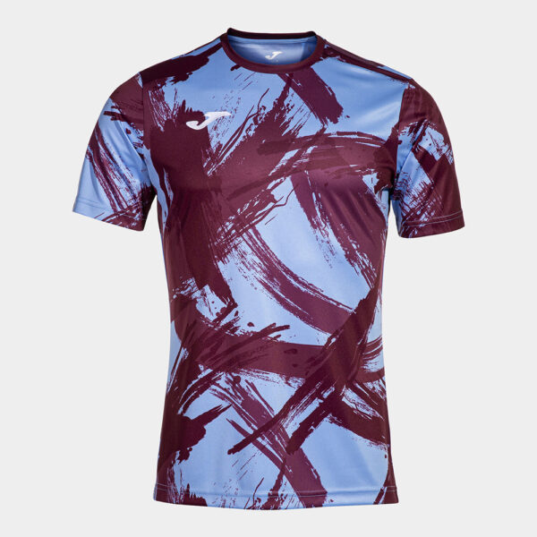 Tricou Joma Pro Team, Visiniu / Albastru Sky - imagine 2