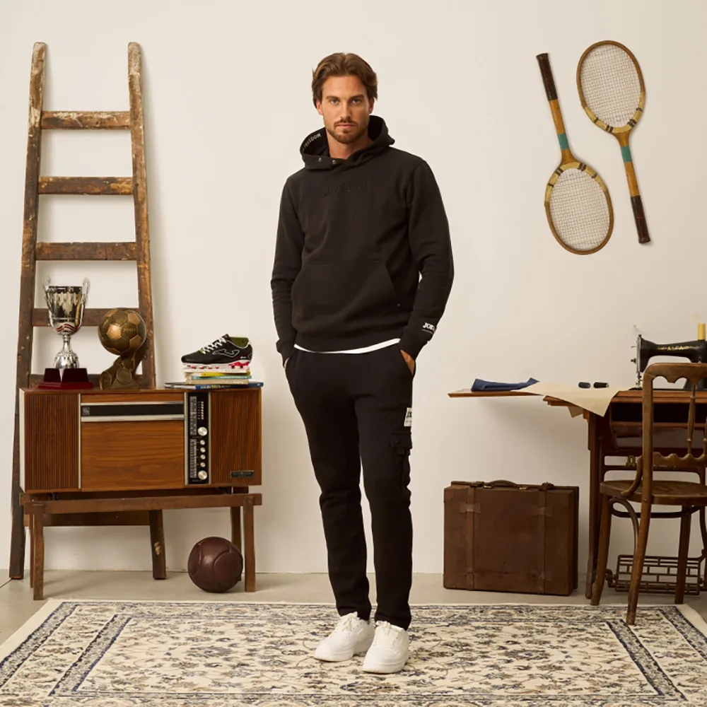 Pantaloni lungi Joma Urban Street, Negru - imagine 1