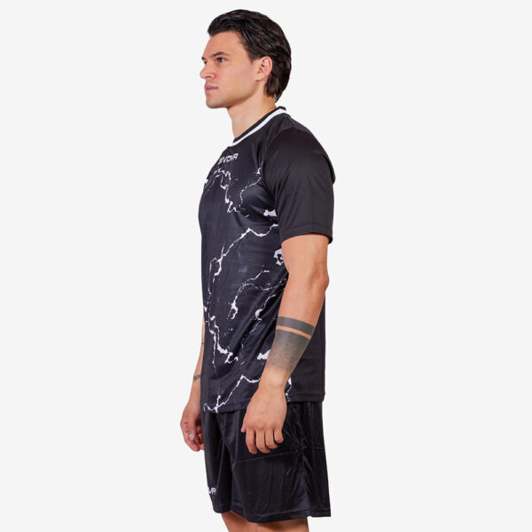 Tricou sport Givova Grafite, Negru / Alb - imagine 2