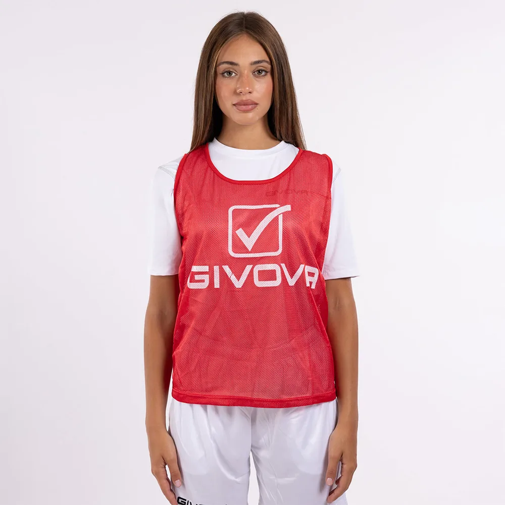 Vesta antrenament Givova New Allenamento, Rosu - imagine 1