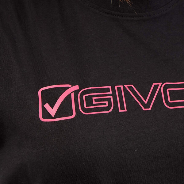 Tricou Givova Mondo, Negru / Fuxia - imagine 3