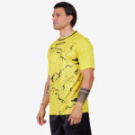 Tricou sport Givova Grafite, Galben / Negru - imagine 2