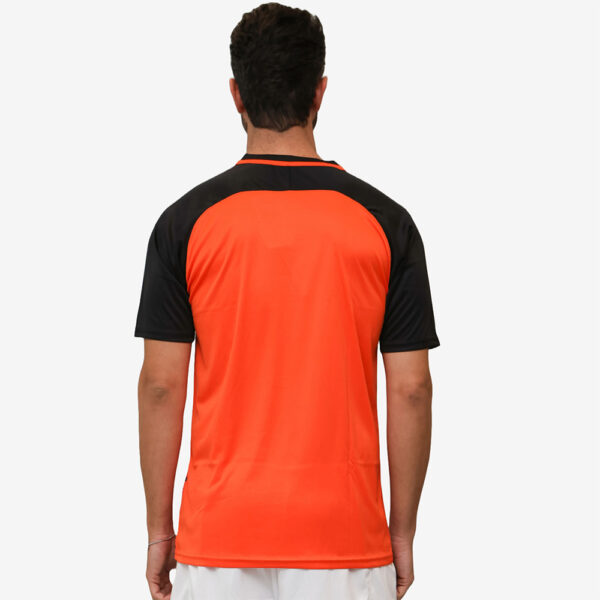 Tricou sport Givova Army, Negru / Portocaliu - imagine 2