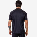 Tricou sport Givova Tratto, Negru / Galben - imagine 3