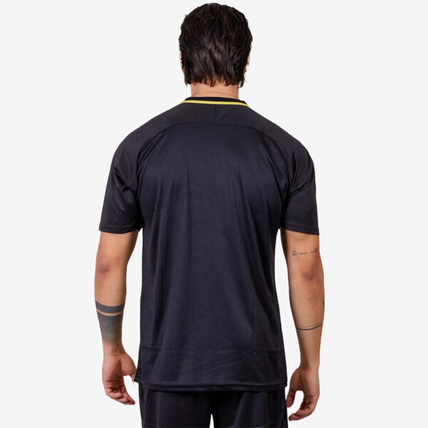 Tricou sport Givova Tratto, Negru / Galben - imagine 3