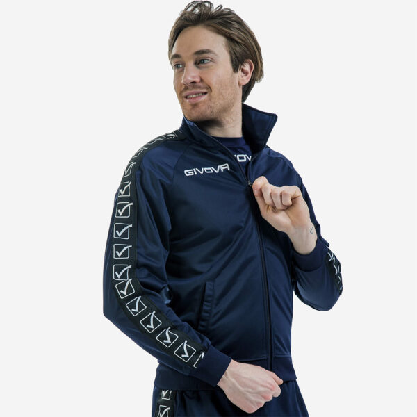 14-15 Bluza trening Givova Tricot Band, Bleumarin - imagine 1