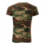 Tricou bumbac Camouflage, Maro camuflaj - imagine 3