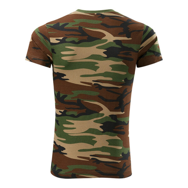 Tricou bumbac Camouflage, Maro camuflaj - imagine 3