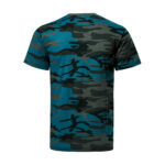 Tricou bumbac Camouflage, Petrol camuflaj - imagine 3