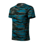 Tricou bumbac Camouflage, Petrol camuflaj
