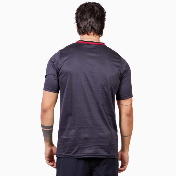 Tricou sport Givova Army, Negru / Rosu - imagine 3