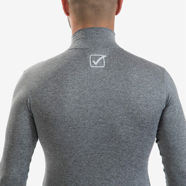 Bluza elastica Givova Corpus 3 Lupetto, Gri inchis - imagine 2