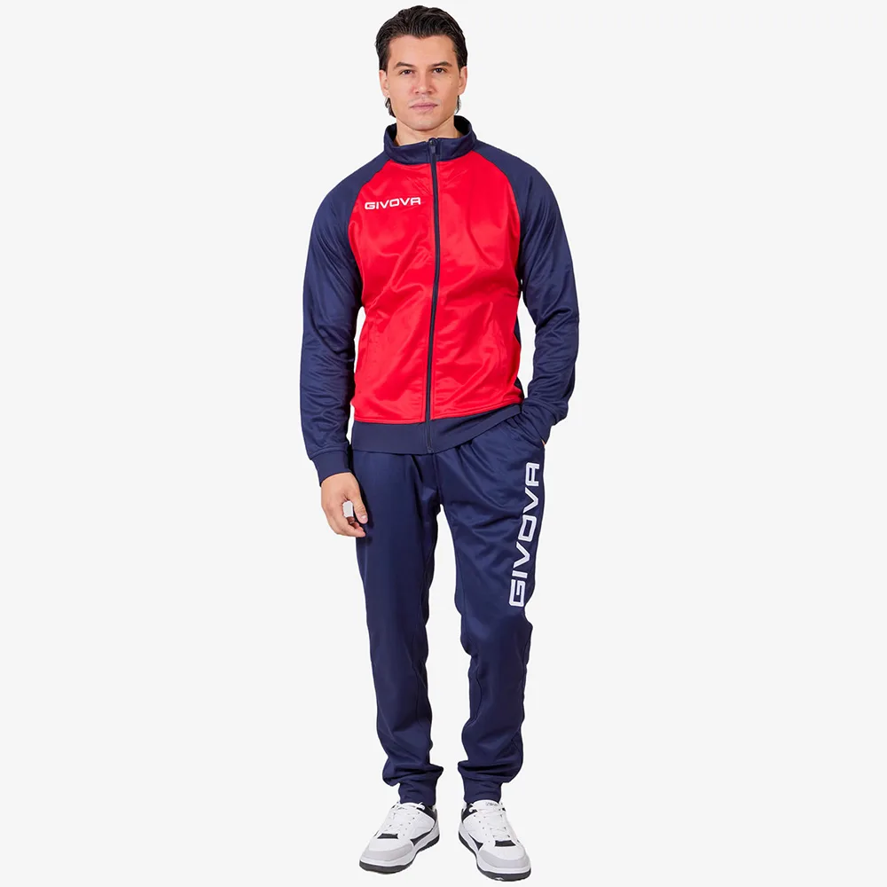 Trening Givova Cuba, Rosu / Bleumarin - imagine 1