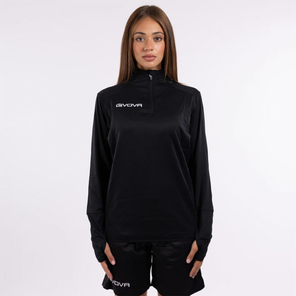 19-2 Bluza antrenament Givova Army, Negru - imagine 1