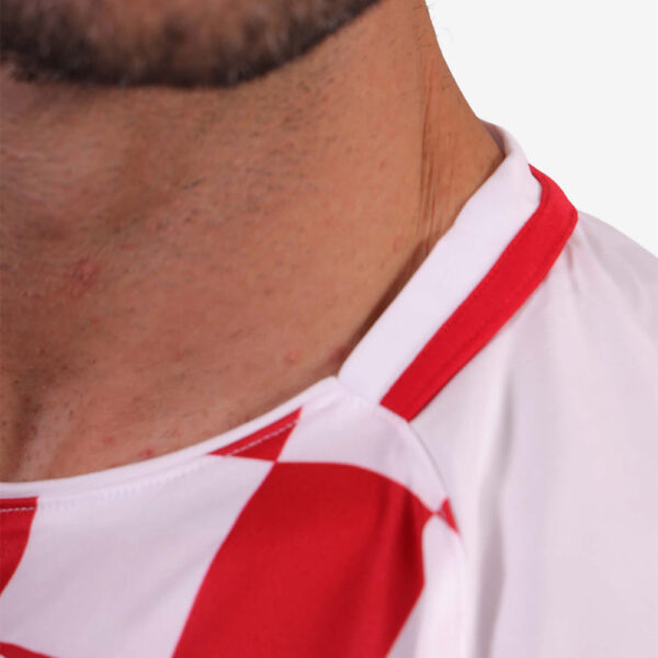 Tricou sport Givova Dama, Alb / Rosu - imagine 4