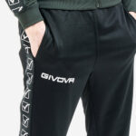 Pantaloni lungi Givova College Band, Negru - imagine 2