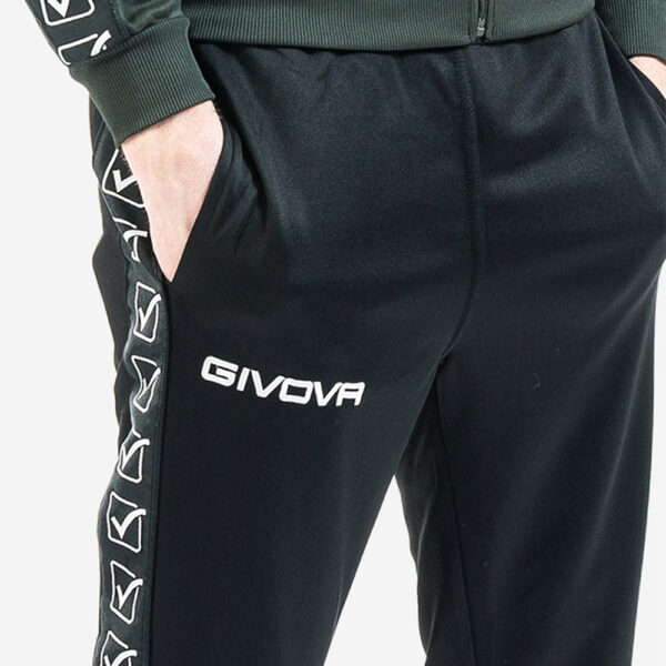 Pantaloni lungi Givova College Band, Negru - imagine 2