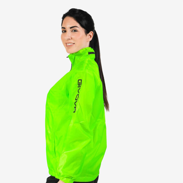 Geaca ploaie Givova Wind, Galben Fluo - imagine 2