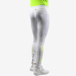 Pantaloni lungi Givova Running, Alb / Galben Fluo - imagine 2
