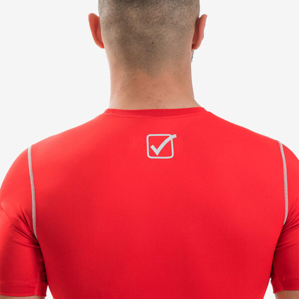 Tricou elastic Givova Corpus 2, Rosu - imagine 3