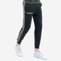 Pantaloni lungi Givova Felpa Band, Negru