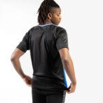 Tricou sport Givova Stripe, Negru / Albastru Royal - imagine 2