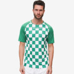 Tricou sport Givova Dama, Verde / Alb