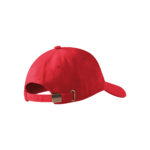 Sapca bumbac 5P, Rosu - imagine 4