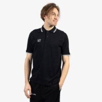 Tricou polo Givova Action, Negru / Alb