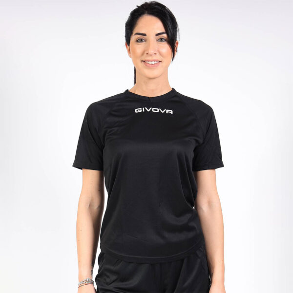 387A2058 Tricou sport Givova One, Negru - imagine 1