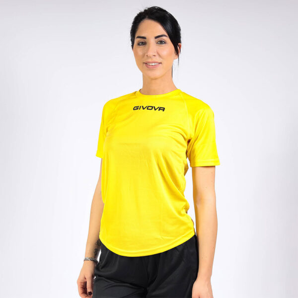 387A2064 Tricou sport Givova One, Galben - imagine 1