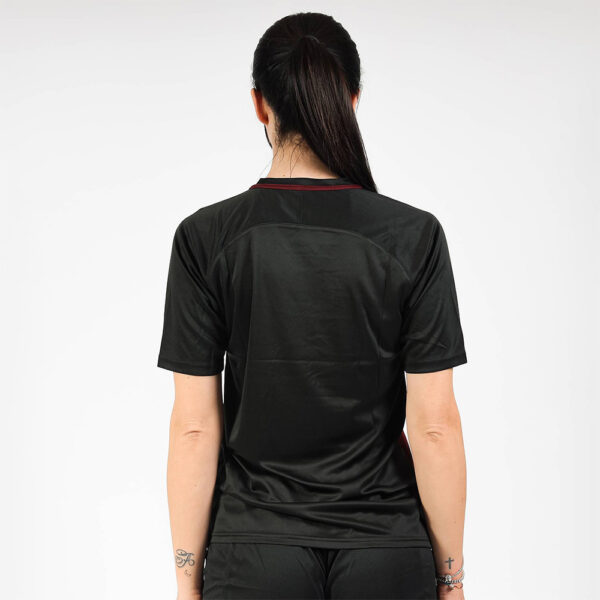 Tricou sport Givova Art, Visiniu / Negru - imagine 2