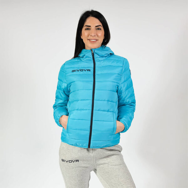 387A2285 Geaca Givova Olanda, Turcoaz / Bleumarin - imagine 1