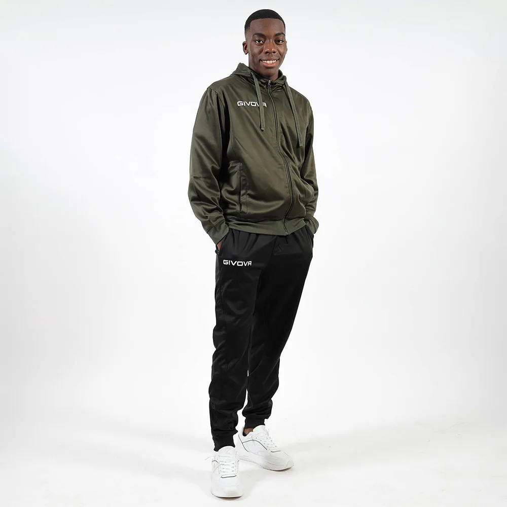 Trening Givova Sorrento, Verde militar / Negru - imagine 1